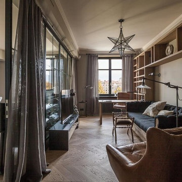 Home Office & Library, Family apartment, Hampstead