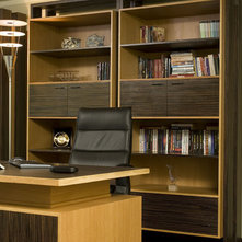 Contemporary Home Office by ASMMobili