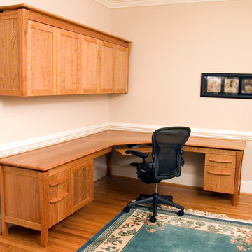 Home Office Desk with Storage