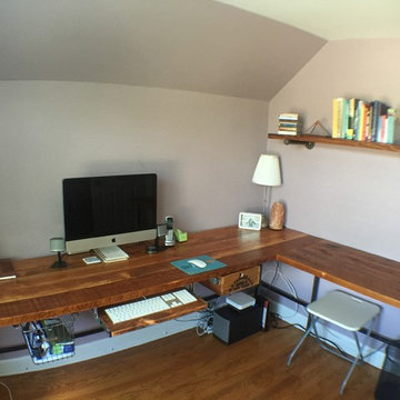 Home office L desk
