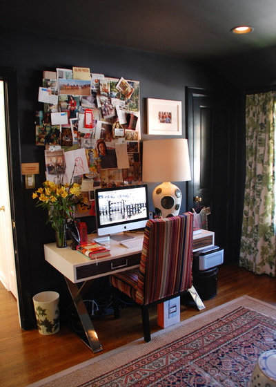 Eclectic Home Office by Lisa Borgnes Giramonti