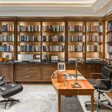 Home Office - Needham Custom Home - 01