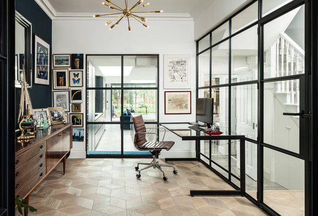 Contemporary Home Office by Perla Windows Ltd