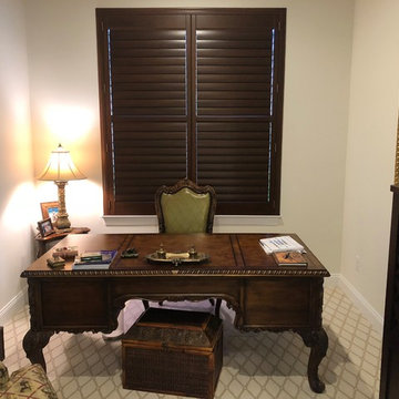 Home Office Plantation Shutters