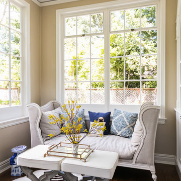 Home office reading nook