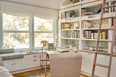 Transitional home office photo in San Francisco