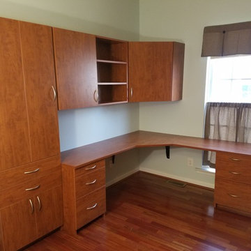 Home Office with a Murphy desk and Murphy Bed combo
