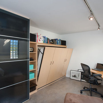 Home Office With Built In Murphy Bed