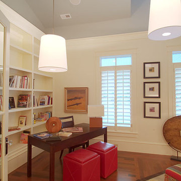 Home Office with clerestory window