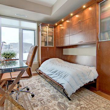 Home Office with Hidden Guest Bed