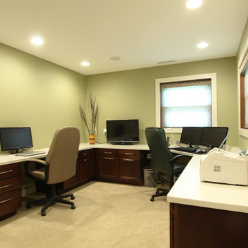 Home Office with Two Workspaces