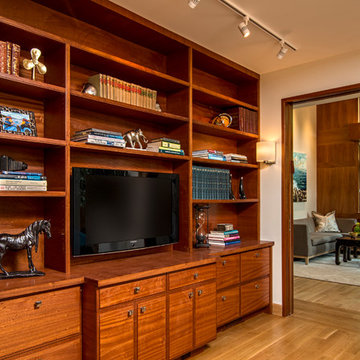 House on Morrow Road - home office / library to living room