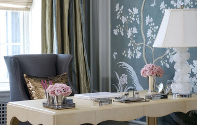 Hand-Painted Wallpaper Brings High-End Artistry to Rooms