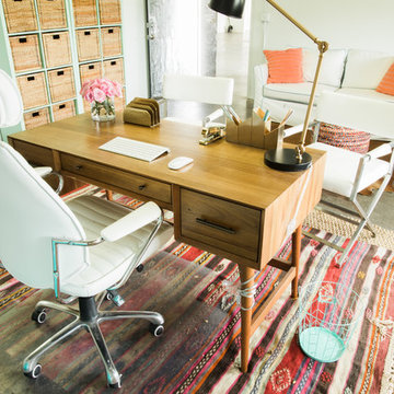 Industrial Office with Feminine Charm