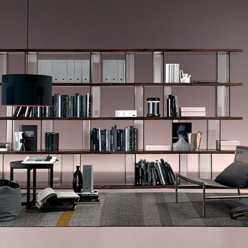 Inori Glass Bookcase by Fiam Italia