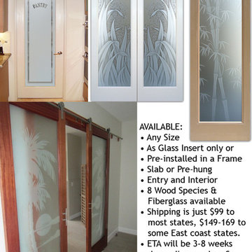 Interior Glass Doors with Obscure Frosted Glass - Interior Doors
