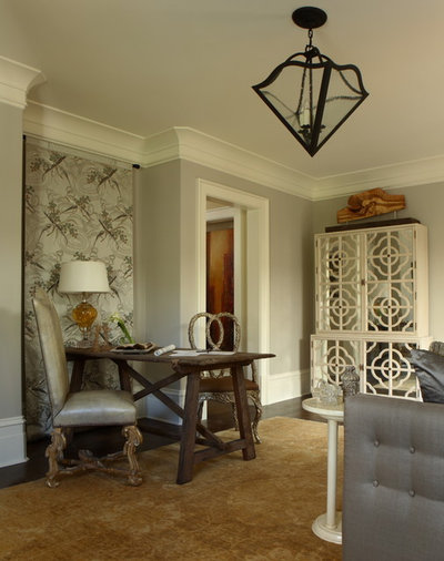 Traditional Home Office by J. Hirsch Interior Design, LLC