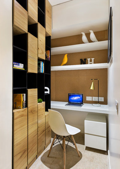 Contemporary Home Office by Design Office