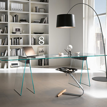 Kasteel Glass Office Desk by Tonelli Design