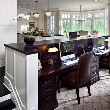 Kids desk in Family Room
