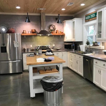 Kitchen in New Art Studio and Gallery