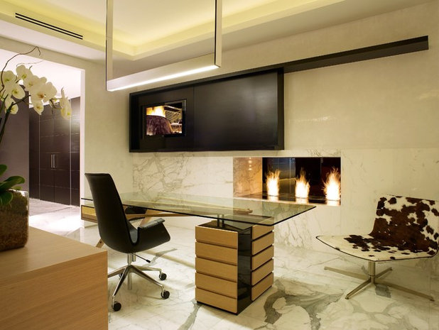 Contemporary Home Office by Pepe Calderin Design- Modern Interior Design