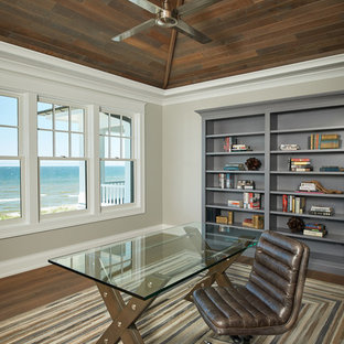 Inspiration for a contemporary home office remodel in Grand Rapids