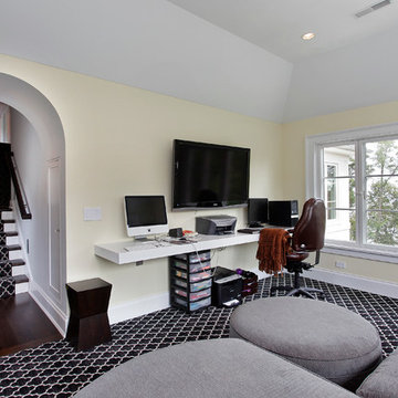 Lakefront Transitional home office