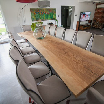Large wooden conference table 5 meters