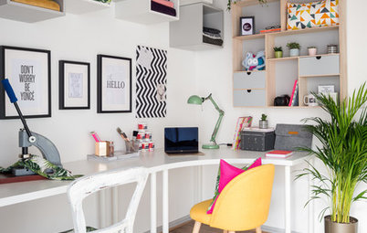 Room Tour: A Bright Workspace That’s Office and Craft Room in One