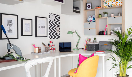 Room Tour: A Bright Workspace That’s Office and Craft Room in One