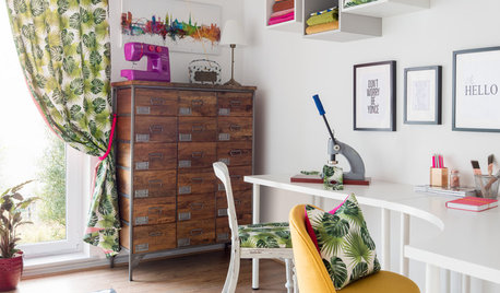 This Office is a Craft Room Too. See How She Set It Up