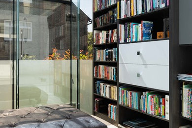 This is an example of a contemporary home office in London.