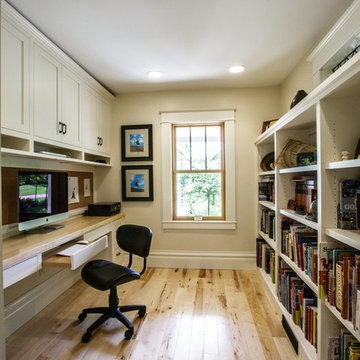 Light Hardwood Home Office