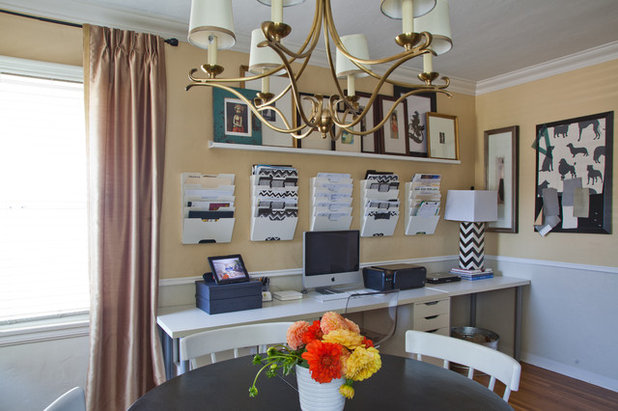 Traditional Home Office by Amy Peltier Interior Design & Home