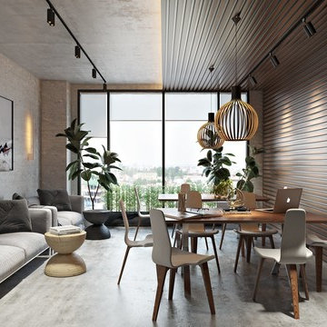 Living Room CG Image For A Splendid Design Project