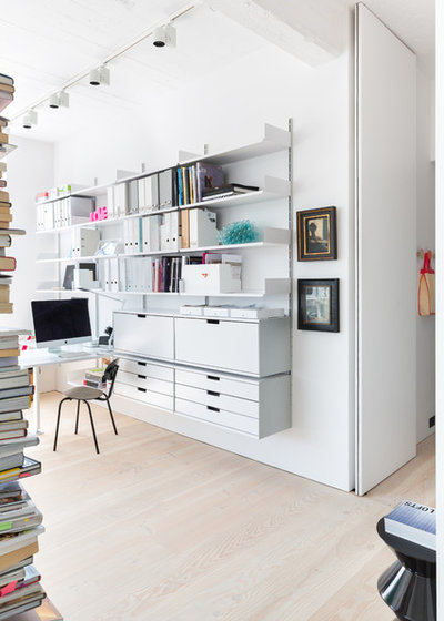 Scandinavian Home Office by Nia Morris Studio