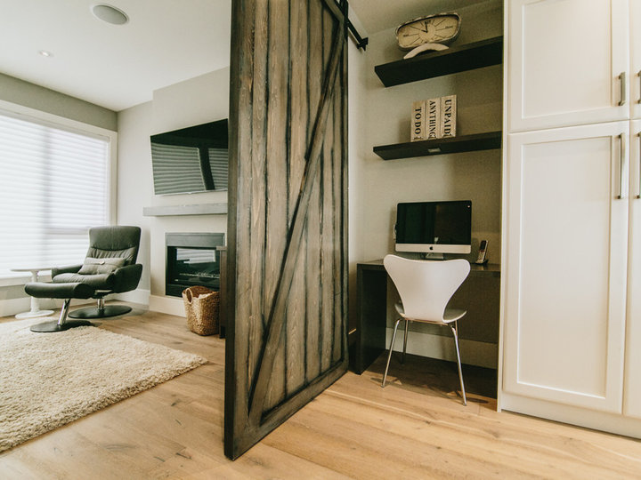 Transitional Home Office - Built-In