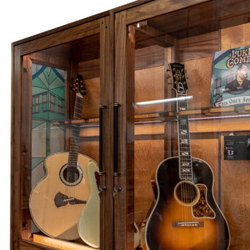Luke Combs humidity controlled guitar cabinet