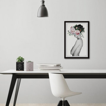 "Magical Bloom" Framed Painting Print