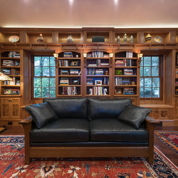 Mahogany library