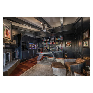 Man Cave Office - Contemporary - Home Office - Phoenix - by Joi Prater  Interiors, LLC | Houzz