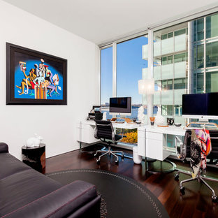 Trendy home office photo in New York