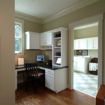 Maple Avenue Plan Built-in office and Laundry