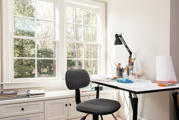 Traditional Home Office by Olah Design Group