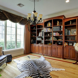 Home office - traditional home office idea in Houston