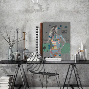 "Miami Beach" Painting Print on Wrapped Canvas