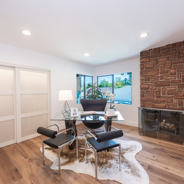 Mid Century Modern Office | Wrightwood Residency | Studio City, CA