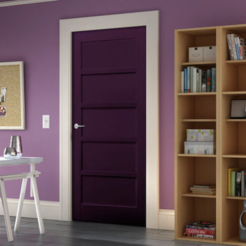 MODA Purple Office Door