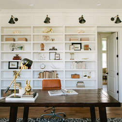 Farmhouse Home Office by House of Jade Interiors